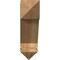 Ekena Millwork Traditional Arts & Crafts Rough Sawn Bracket, Western Red Cedar, 6"W x 20"D x 20"H BKT06X20X20TRA03RWR - alternate 3
